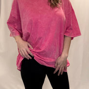acid wash boyfriend tee