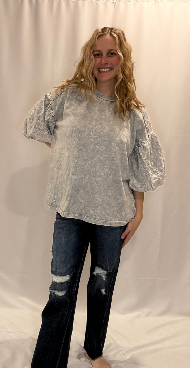 puff sleeve tee