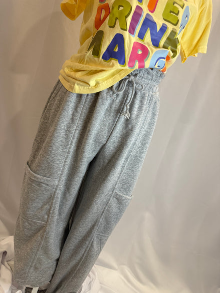 ruffle joggers
