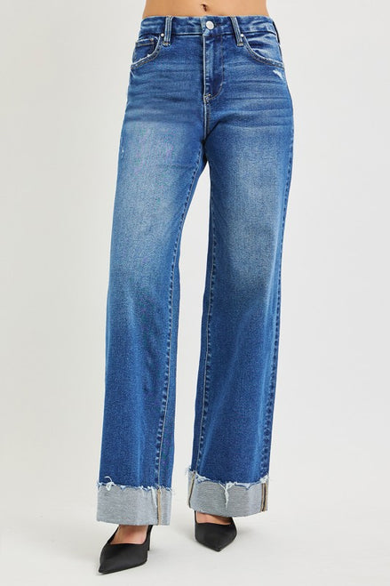 cuffed jeans