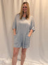 v-back oversized romper