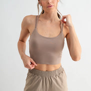criss-cross sports bra