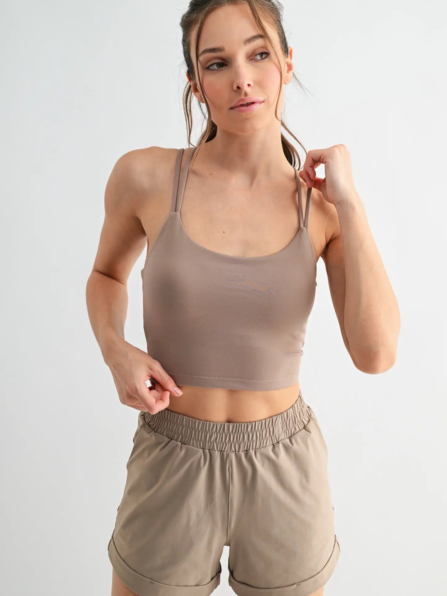 criss-cross sports bra