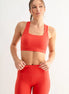 square neck sports bra