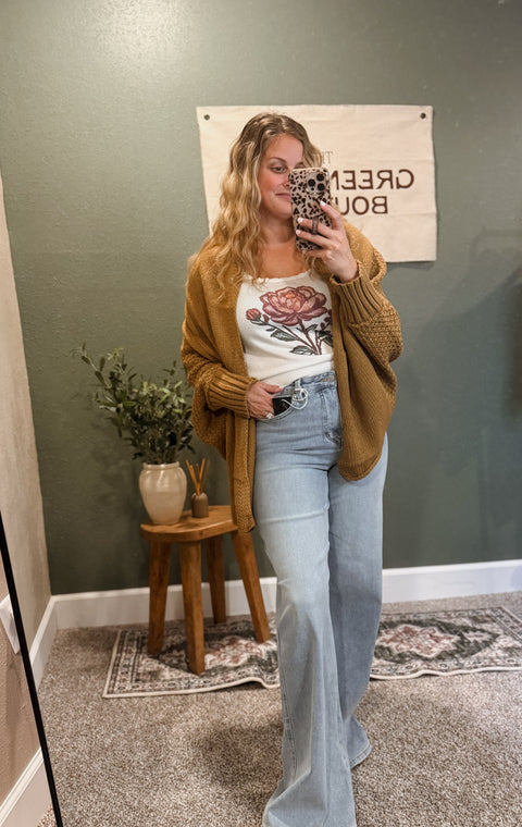 bat wing cardigan
