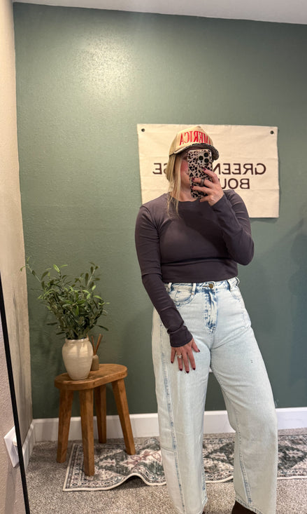 basic crewneck top
