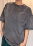 faux pocket boyfriend tee