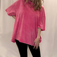 acid wash boyfriend tee