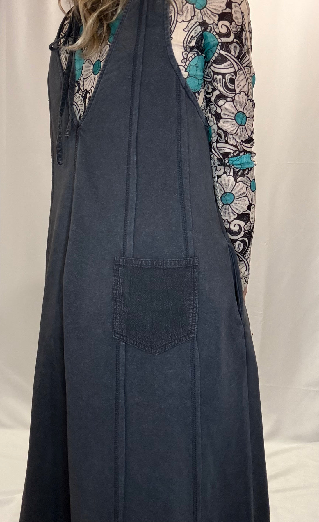 ruffle flare jumpsuit