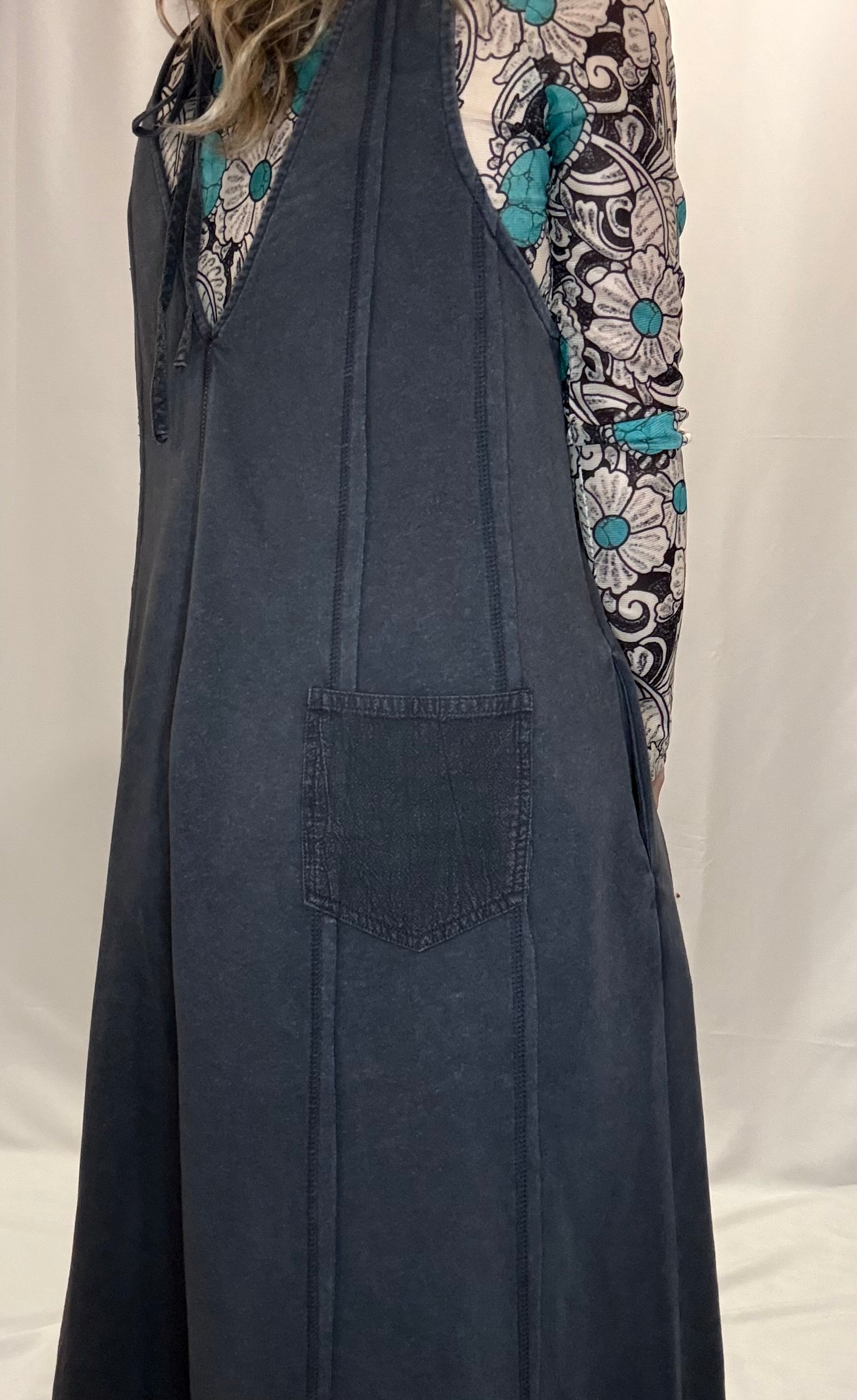 ruffle flare jumpsuit