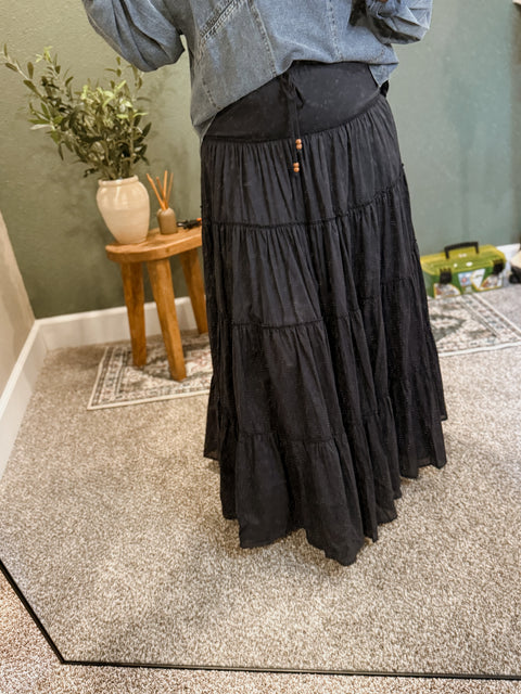 midnight maxi skirt