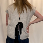 ribbon back sweater vest