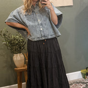 midnight maxi skirt
