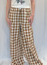gingham boxer pants