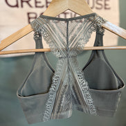 lace razorback bralette