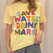 save water drink margs graphic tee