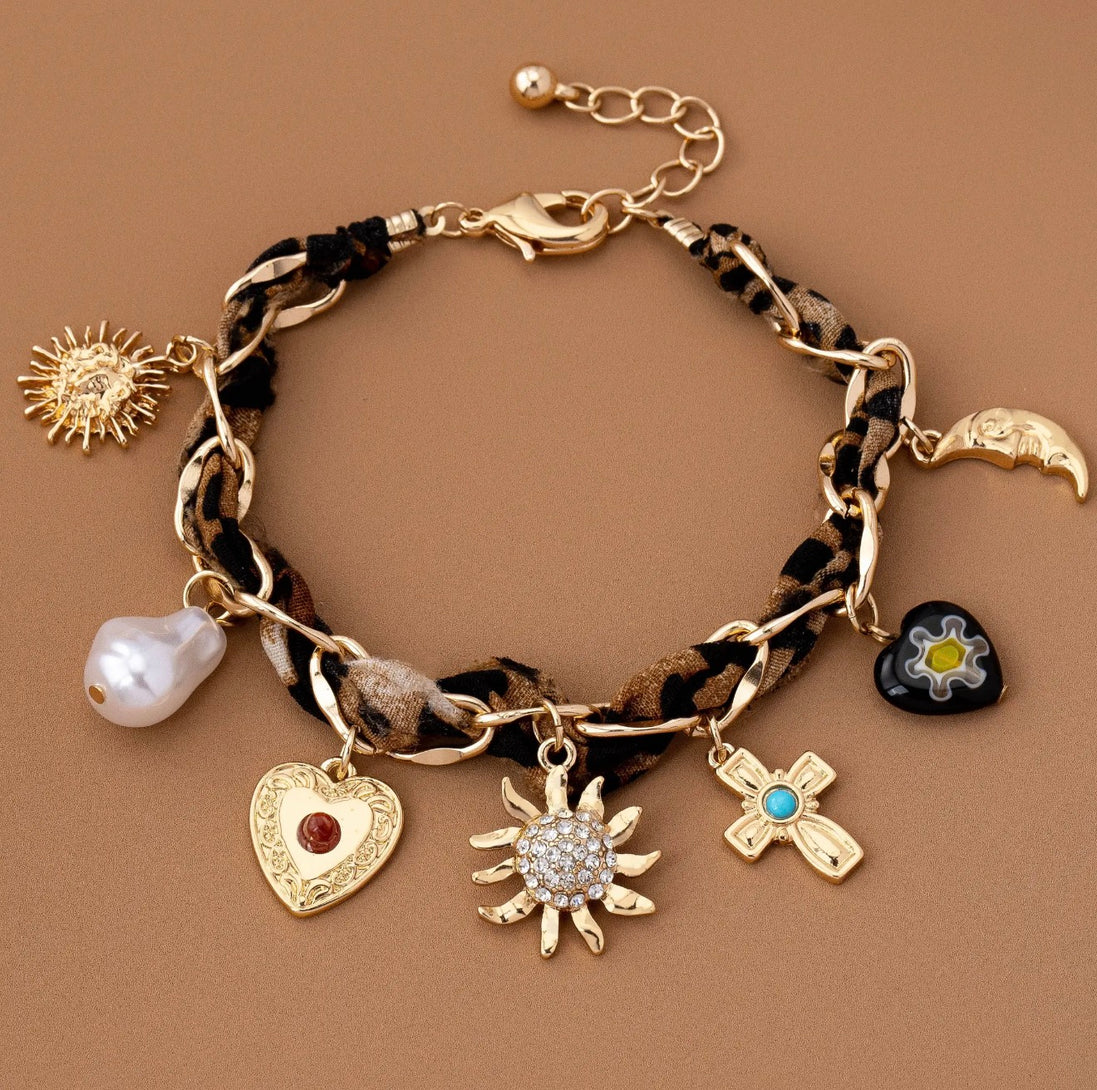 charm scarf bracelet