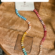 natural stone mixed necklace