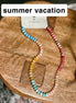natural stone mixed necklace