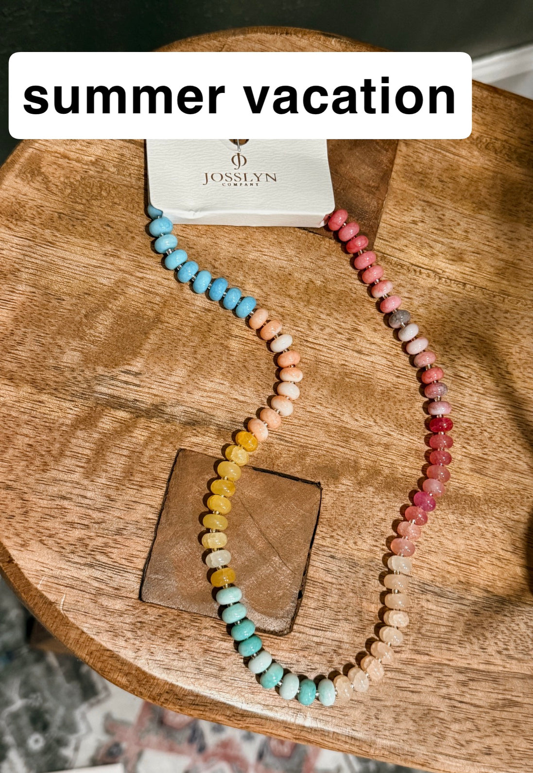 natural stone mixed necklace