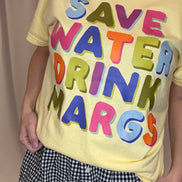 save water drink margs graphic tee