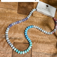 natural stone mixed necklace