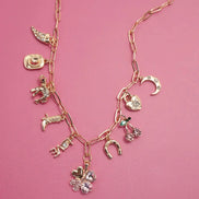 western charm necklace