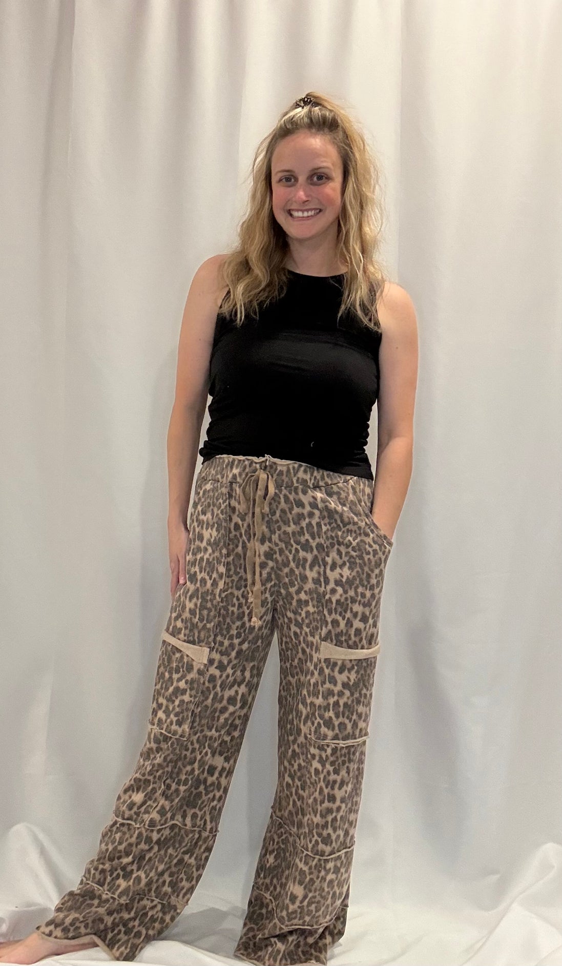 leopard pants