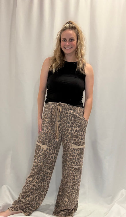 leopard pants