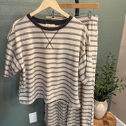 striped relaxed set
