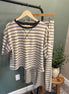 striped relaxed set