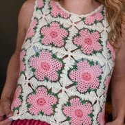 crochet daisy tank