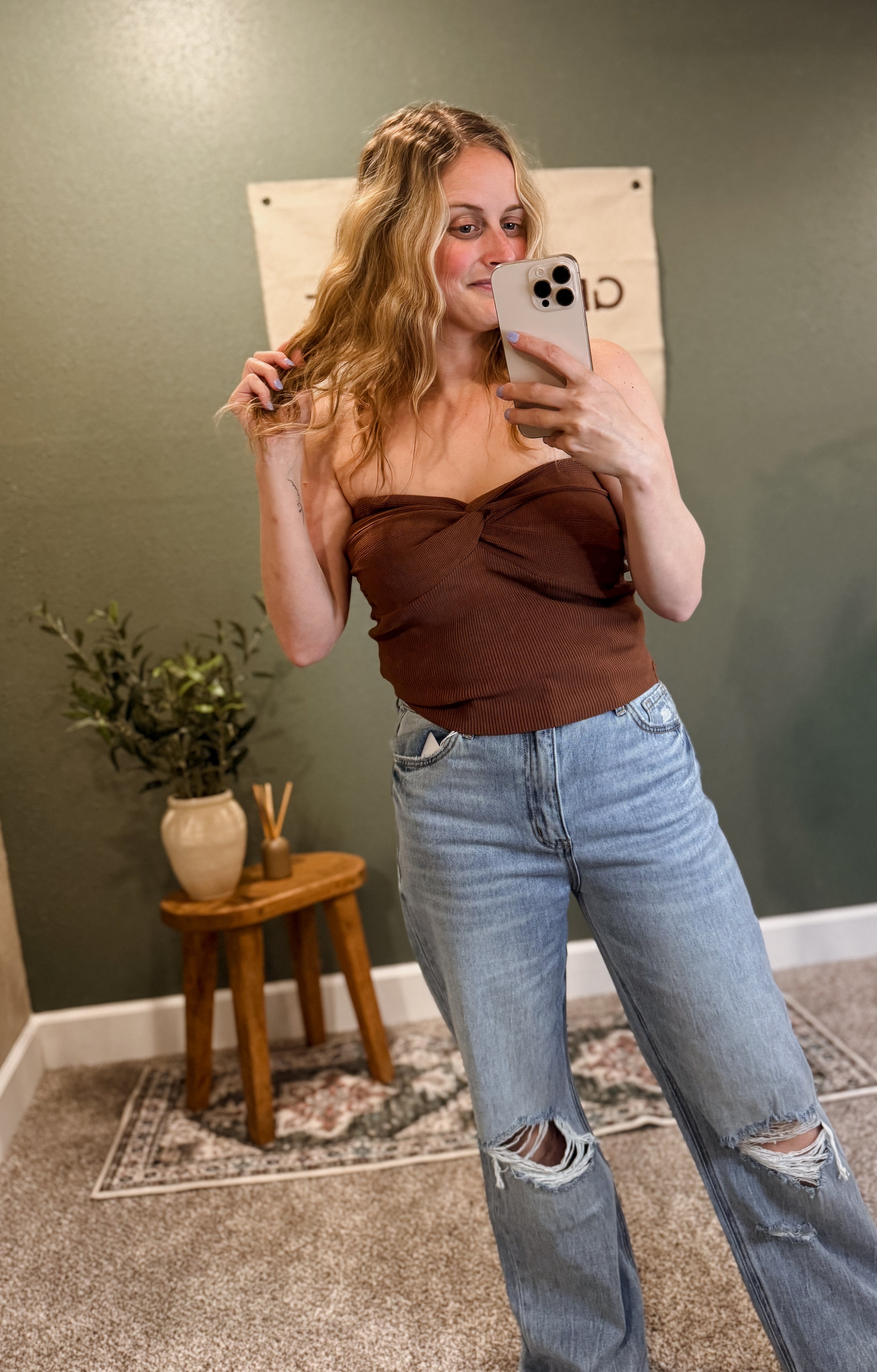twist tube top