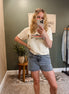 gathered waist shorts