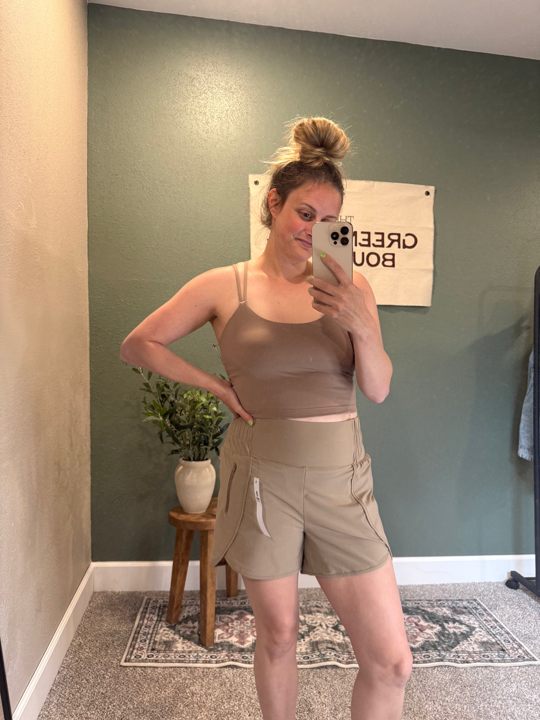 criss-cross sports bra