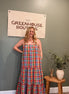 multicolor plaid dress