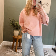 star print relaxed top