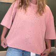 star print relaxed top