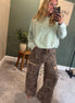 floral embroidered top