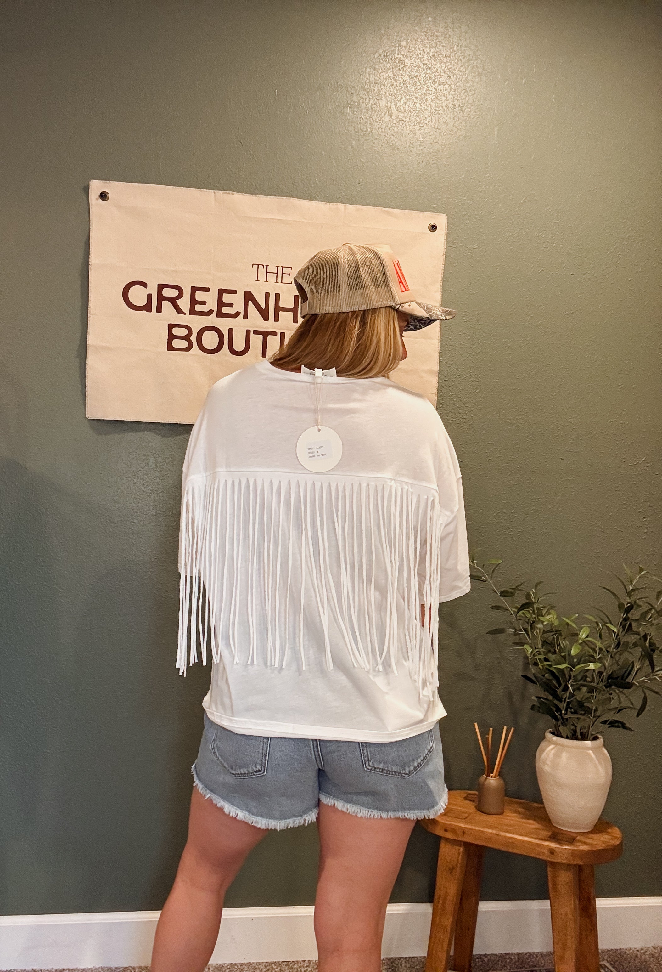back fringe tee