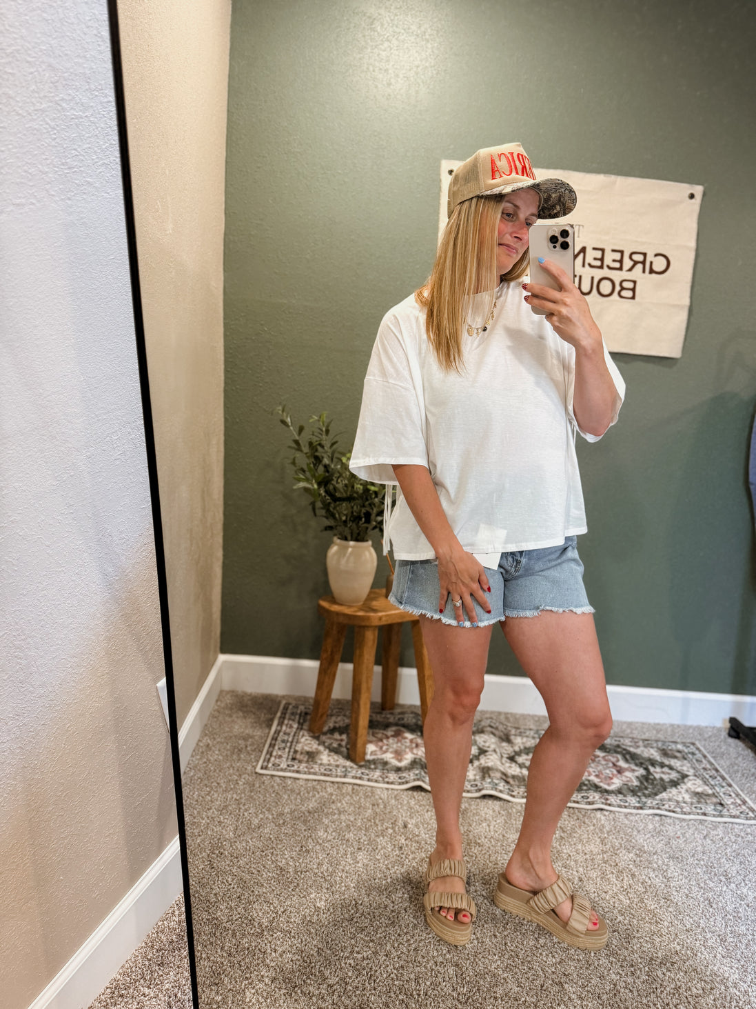 back fringe tee
