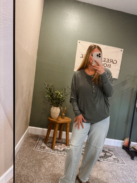 basic henley top