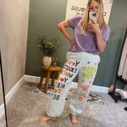 words of affirmation joggers