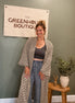 striped cardigan