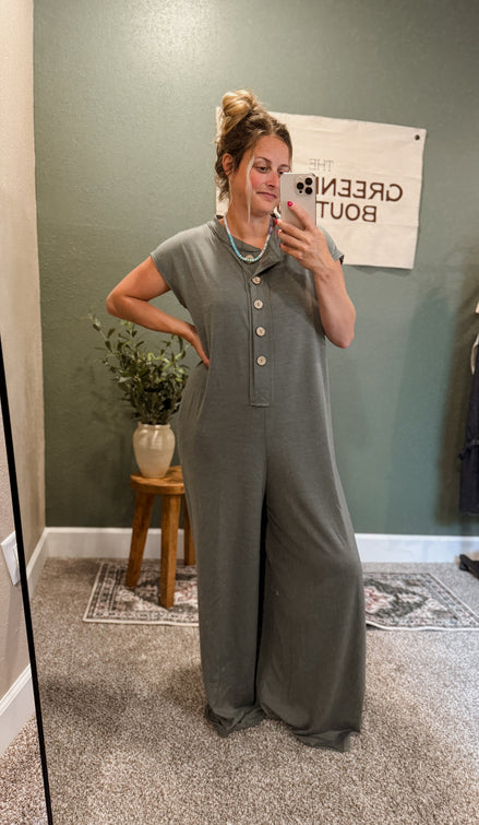 wide leg jumpsuit