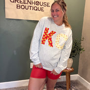 smiley kc crewneck