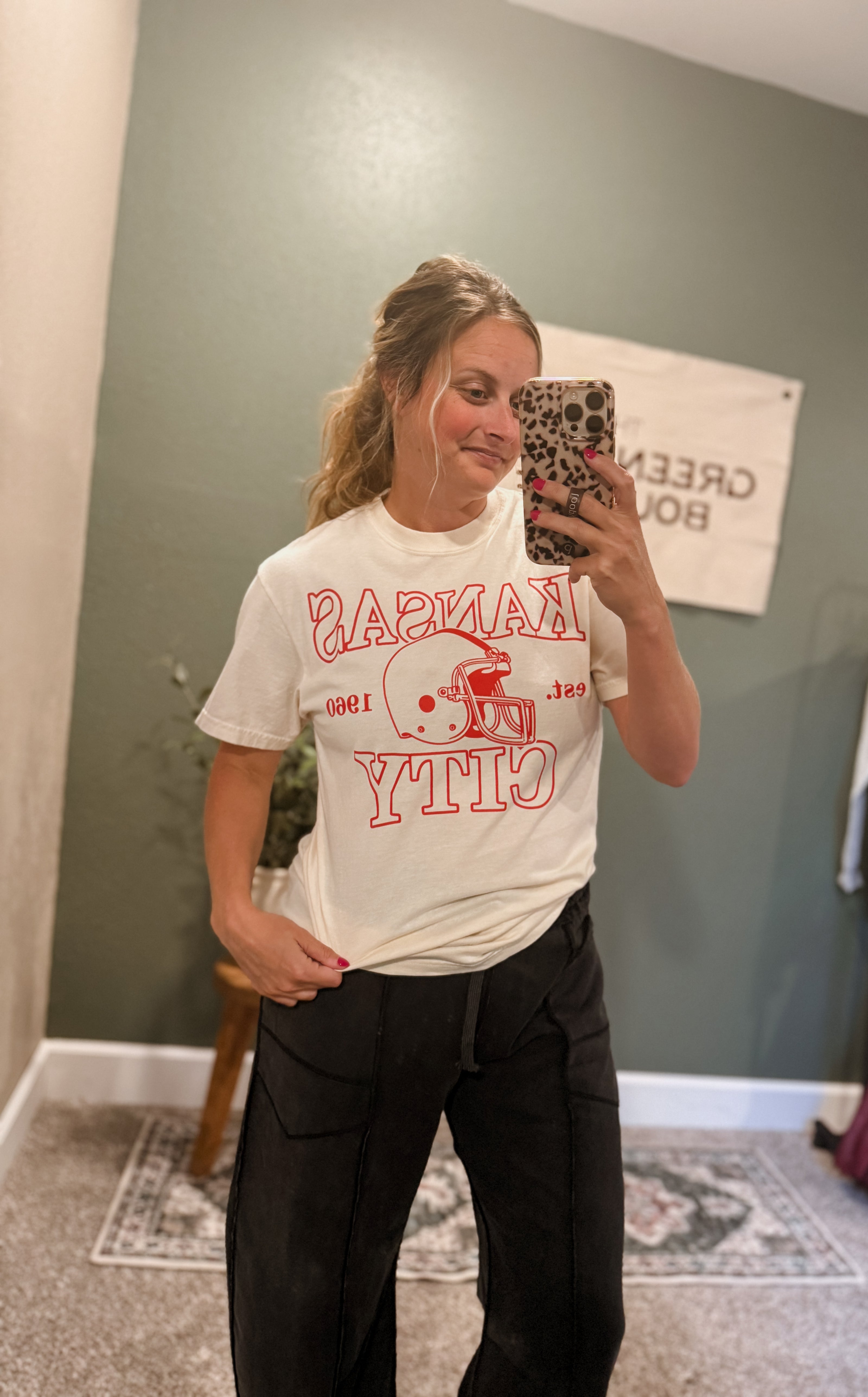 kansas city football tee