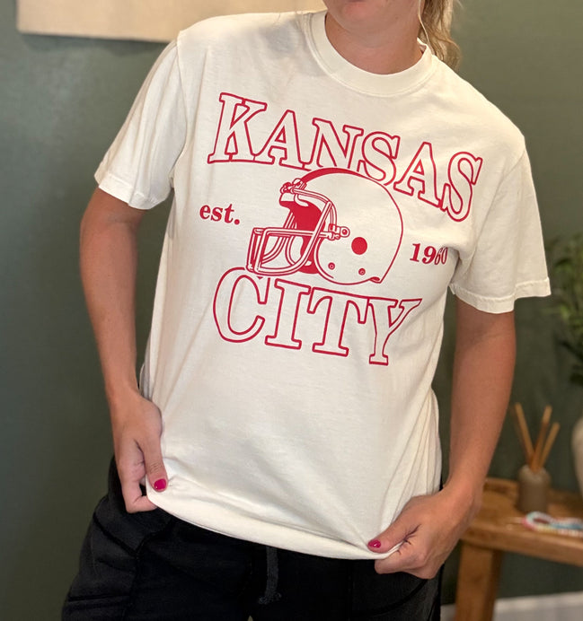 kansas city football tee