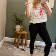 black contour leggings