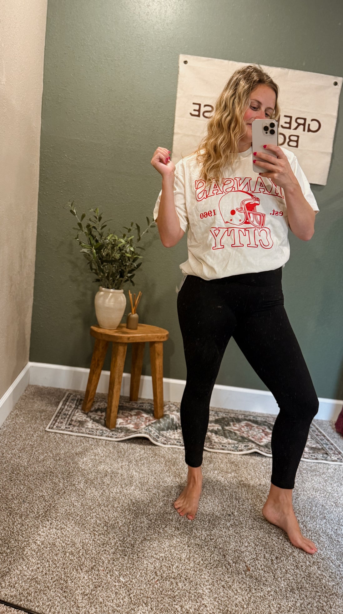 black contour leggings